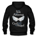 Son Amazing Angel Gildan Heavy Blend Adult Hoodie - black