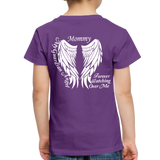 Mommy Guardian Angel Toddler Premium T-Shirt - purple