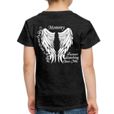 Mommy Guardian Angel Toddler Premium T-Shirt - charcoal gray