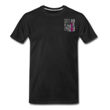 Nurse Flag Men’s Premium Organic T-Shirt (CK1213) - black