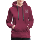 Nurse Flag Women’s Premium Hoodie (CK1806) - burgundy