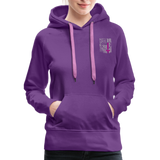 Nurse Flag Women’s Premium Hoodie (CK1806) - purple