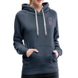 Nurse Flag Women’s Premium Hoodie (CK1806) - heather denim