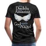 Daddy Amazing Angel Men's Premium T-Shirt (CK1488) - charcoal gray