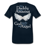 Daddy Amazing Angel Men's Premium T-Shirt (CK1488) - deep navy