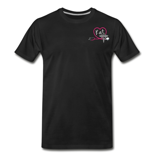 Kat ER Nurse Men’s Premium Organic T-Shirt - black