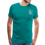 Nurse Flag Men's Premium T-Shirt (CK1392) - teal