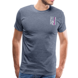 Nurse Flag Men's Premium T-Shirt (CK1392) - heather blue