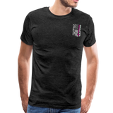 Nurse Flag Men's Premium T-Shirt (CK1392) - charcoal gray