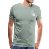 Nurse Flag Men's Premium T-Shirt (CK1392) - steel green