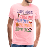 Granny's To Do List Men's Premium T-Shirt (CK1614) - pink