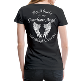 My Abuelo Guardian Angel Women’s Premium T-Shirt - black