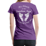 My Abuelo Guardian Angel Women’s Premium T-Shirt - purple