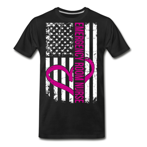 Emergency Room Nurse Men's Premium T-Shirt (CK1583) - black