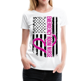 Emergency Nurse Flag Women’s Premium T-Shirt (CK1583) - white