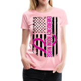 Emergency Nurse Flag Women’s Premium T-Shirt (CK1583) - pink