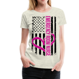 Emergency Nurse Flag Women’s Premium T-Shirt (CK1583) - heather oatmeal