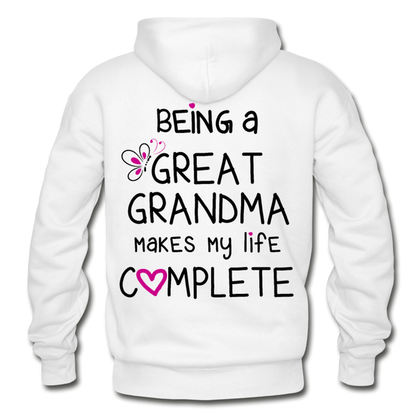 Gammay Gildan Heavy Blend Adult Hoodie - white