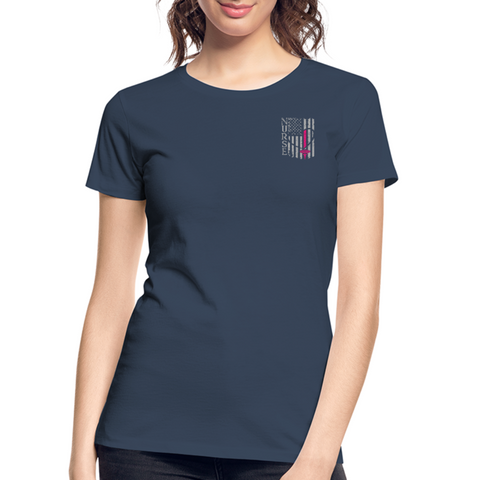 Nurse Flag Women’s Premium Organic T-Shirt (CK1213) - navy