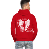Daddy Guardian Angel Gildan Heavy Blend Adult Hoodie (CK1247) - red