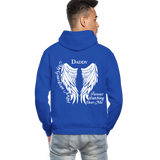 Daddy Guardian Angel Gildan Heavy Blend Adult Hoodie (CK1247) - royal blue