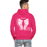 Daddy Guardian Angel Gildan Heavy Blend Adult Hoodie (CK1247) - fuchsia