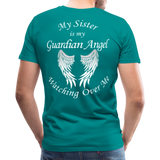 Sister Guardian Angel Men's Premium T-Shirt (CK1360) - teal