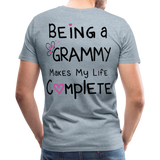 Being a Grammy Makes My Life Complete Men's Premium T-Shirt - heather ice blue