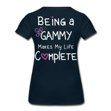 Being a Gammy Makes My Life Complete Women’s Premium T-Shirt - deep navy