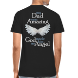 Dad Amazing Angel Men’s Premium Organic T-Shirt - black