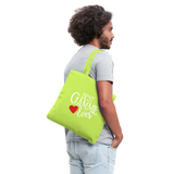 Best Gammie Ever Tote Bag (CK4002) - lime green