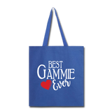Best Grammie Ever Tote Bag (CK4002D) - royal blue