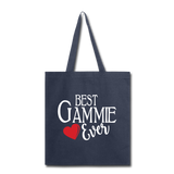 Best Grammie Ever Tote Bag (CK4002D) - navy