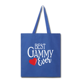 Best Gammy Ever Tote Bag (CK4003S) - royal blue