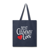 Best Gammy Ever Tote Bag (CK4003S) - navy