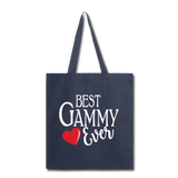 Best Gammy Ever Tote Bag (CK4003D) - navy