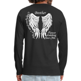 Brother Guardian Angel Men's Premium Long Sleeve T-Shirt - black