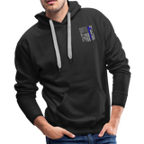 Nurse Flag Rod of Asclepius Men’s Premium Hoodie - black