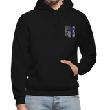 Nurse Flag Rod of Asclepius Gildan Heavy Blend Adult Hoodie - black