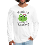 Happiness is being a Gammy Men's Premium Long Sleeve T-Shirt - white