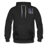 Rod of Asclepius Nurse Flag Men’s Premium Hoodie - black