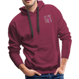 American Nurse Flag Men’s Premium Hoodie (CK1806) Updated+ - burgundy