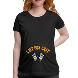 Let Me Out - Halloween Women’s Maternity T-Shirt (CK1390) - black