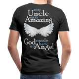 Uncle Amazing Angel Men's Premium T-Shirt (CK1485) - black