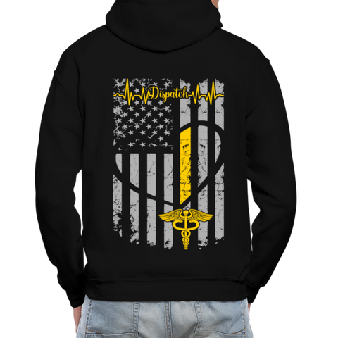 Summer 911 Dispatch Gildan Heavy Blend Adult Hoodie - black