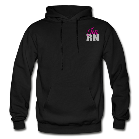 Jen RN Gildan Heavy Blend Adult Hoodie - black