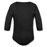 Colors Organic Long Sleeve Baby Bodysuit - black