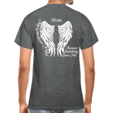 Mom Guardian Angel Gildan Ultra Cotton Adult T-Shirt - deep heather