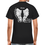 Mom Guardian Angel Gildan Ultra Cotton Adult T-Shirt - black
