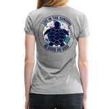 Live in the Sunshine Be Good Do Good Women’s Premium T-Shirt - heather gray